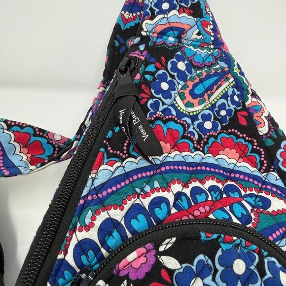 Vera Bradley Essential Small Sling Backpack Bag Haymarket Paisley Colorful NWOT - Picture 7 of 16